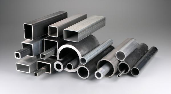 Metal tubes and pipes. Round, square, rectangle. Aluminum, steel, stainless and galvanized.